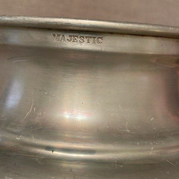 Vintage MAJESTIC Aluminum Coffee or Tea Pot Unique Shape No Lid or Vase - Picture 10 of 11
